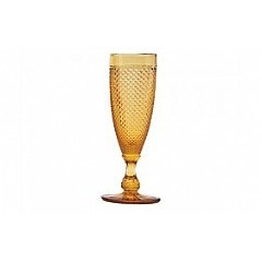 Taça Champagne Bico de Jaca Ambar